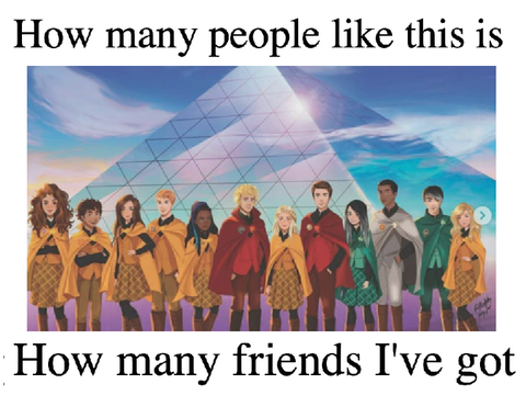 How many people like this is how many friends I've got remix