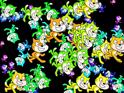 Falling cats and a snake