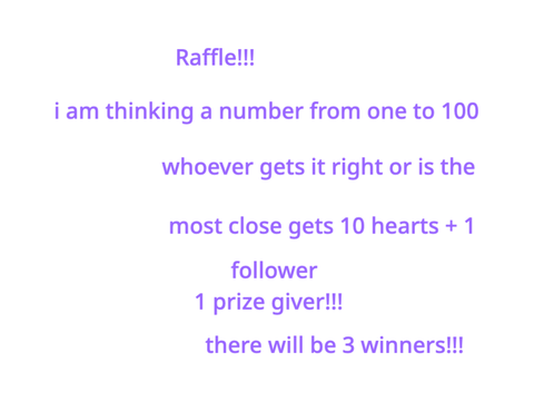 RAFFLE!