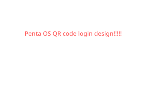 Penta Os QR code login design