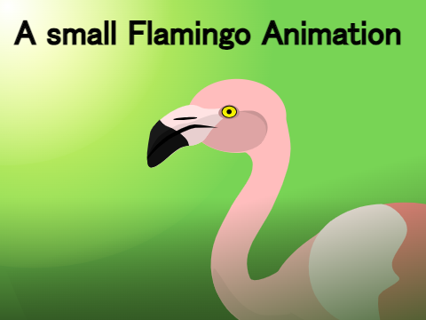 A small Flamingo Animation