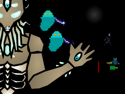 Add Yourself Running/Flying From Moon Lord! 