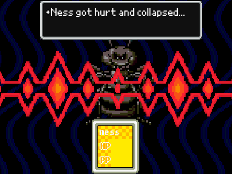Earthbound Battle vs The Titanic Ant