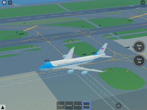 Air Force One visits Tokyo Haneda