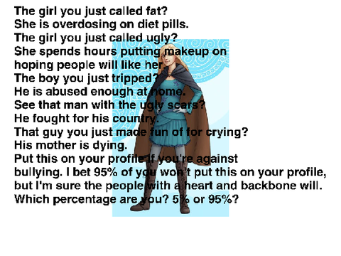 Remix this If you're against bullying remix remix remix remix remix remix remix remix remix