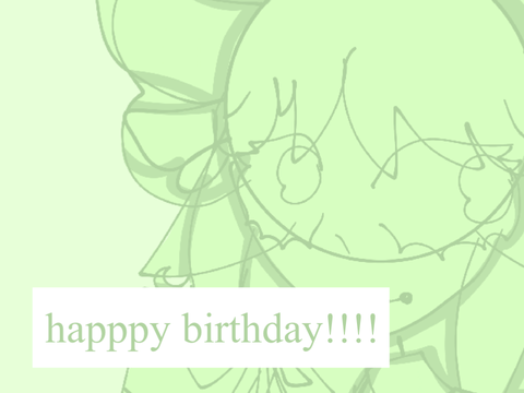 happy birthday :D