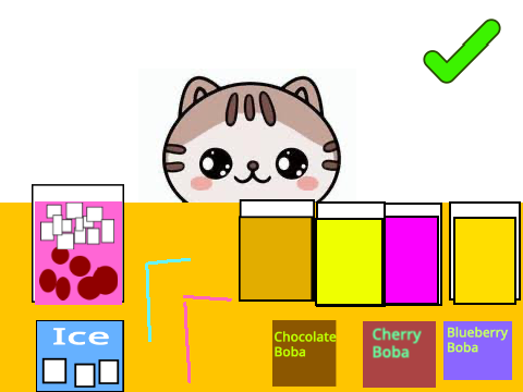 Cat Boba Tea cat game