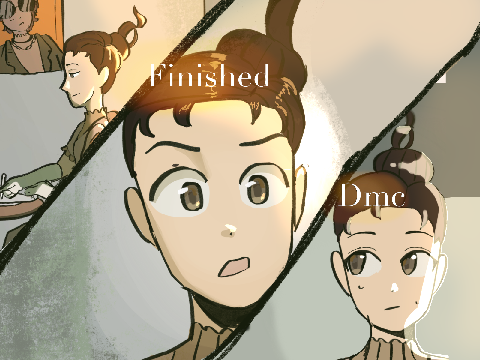 the vines on the garden walls~ finished comic/art piece