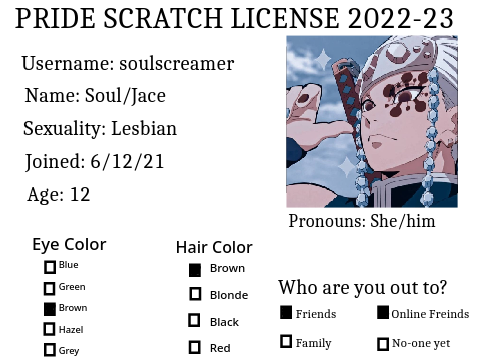 Pride Scratch License Card 2022-2023 remix