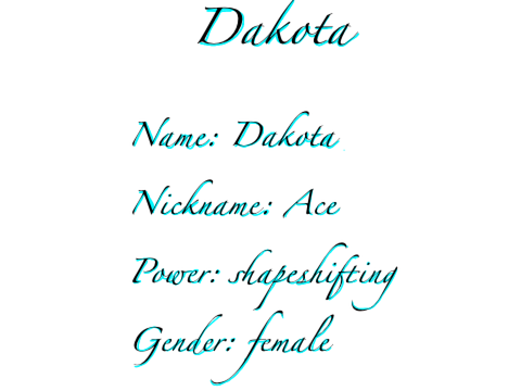 My oc Dakota 
