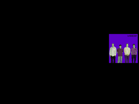 weezer screensaver
