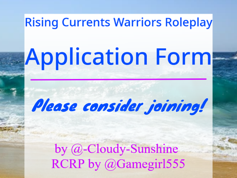 Rising Currents // Application Form // Lavender
