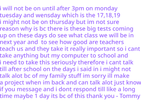 important news pls read asap