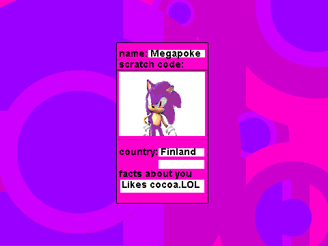 My scratch card!
