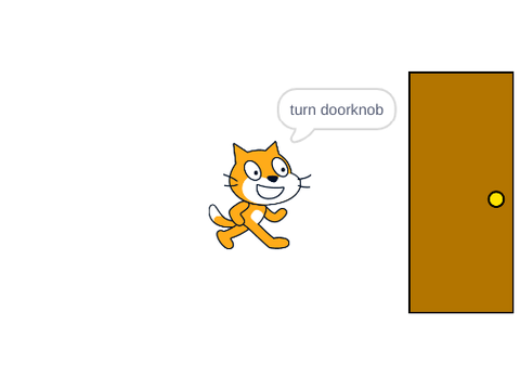 how to open the door 