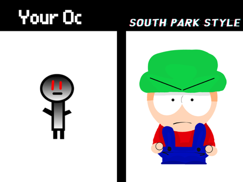 Add your Oc and I will Make it into a South Park Character remix
