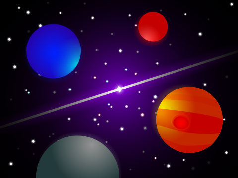 solar system art