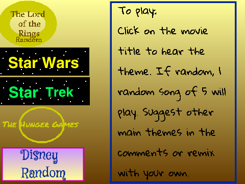 Themes from Favorite Movies