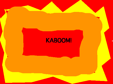 Kaboom animation