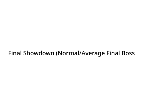 Final Showdown (Normal/Average Final boss