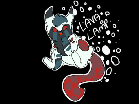 HALLOWEEN ADOPTS 2 my entry LAVA LAMP