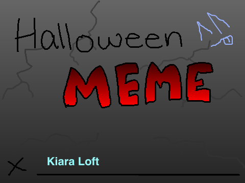 Halloween OC MEME Kiara's remix