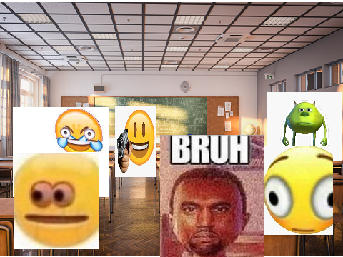 Pov: when you accidently play a video with loud audio in class