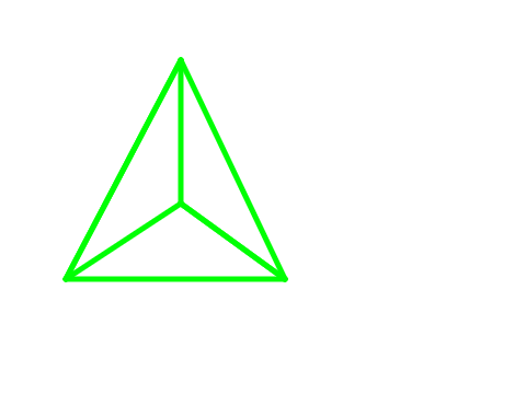 100% Pen Triangle Prism