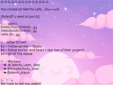 Studio desc for @_Macha_Latte_