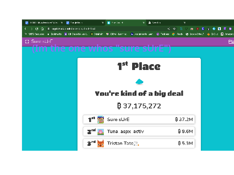 I WON A GAME 