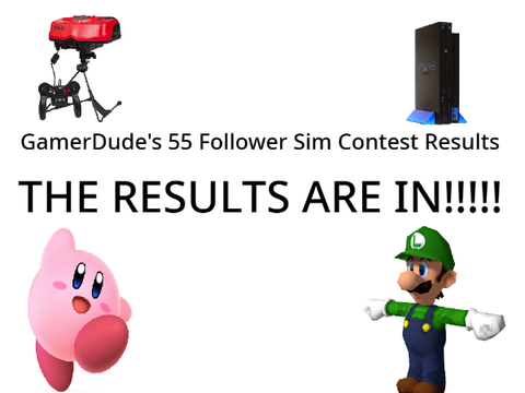 GamerDude's 55 Follower Sim Contest Results