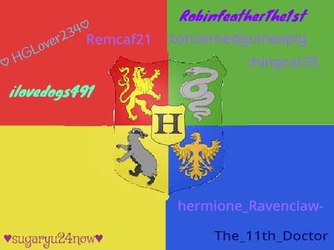 Sign on your Hogwarts House!  remix remix remix remix
