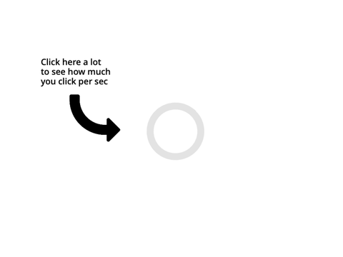 Clicks Per Second Measure
