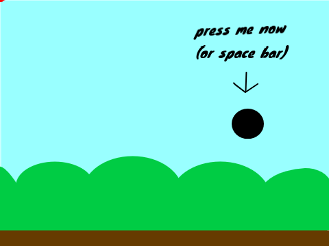 the button