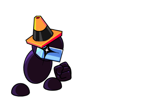 black animated - 40% done