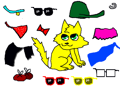 make a cat then clothe it