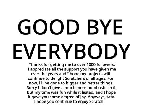 Goodbye Everybody