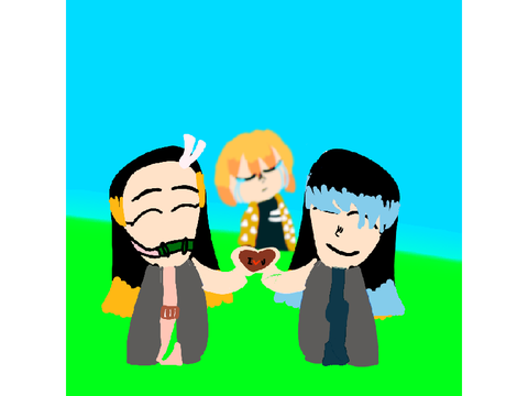 Nezuko x Muichiro (THIS IS JUST A JOKE AAAA)