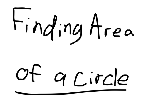 Area of a Circle
