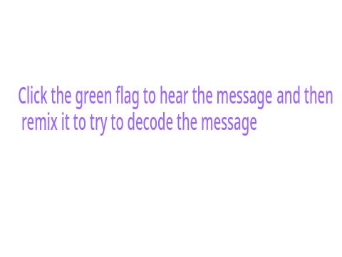 Remix to decode the message