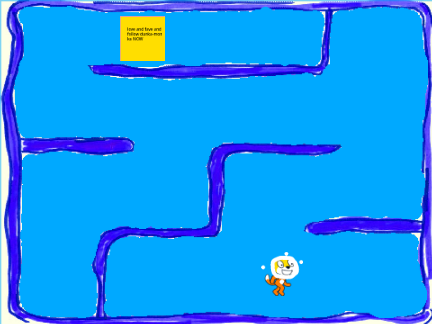 Underwater maze