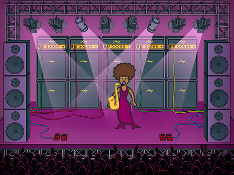 saxophone bruillant