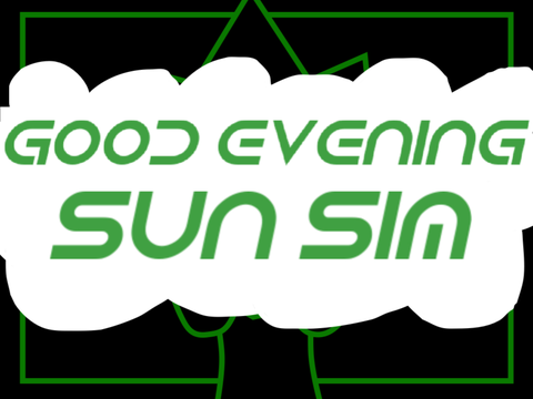 good evening sun sim ⚘ meme (deltarune)