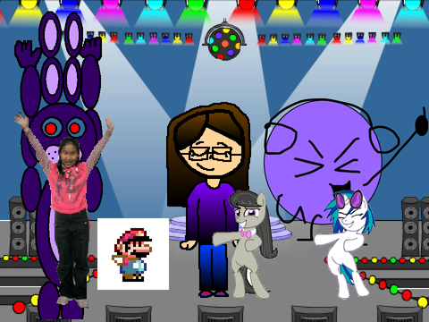 Add yourself at the dance party!