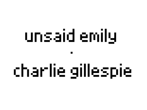 004 ;; unsaid emily cover
