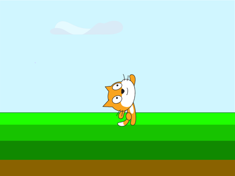 Sctrach cat slider mobile/computer
