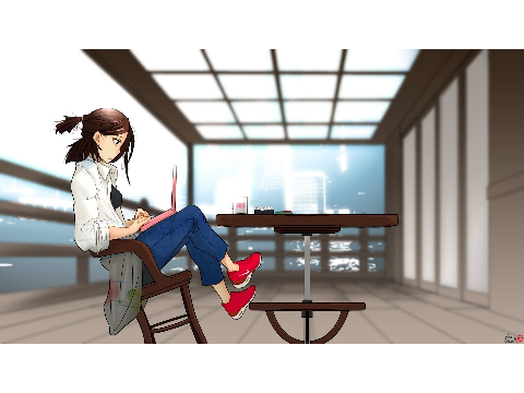 at school
