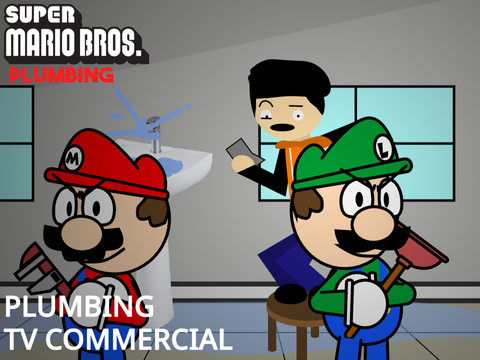 Super Mario Bros. Commercial Reanimated ft. @Giolaboman #Animations #All