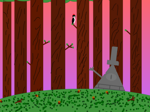Somewhere in the woods... a parallax