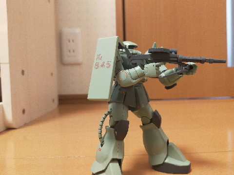 ガンプラコマドリpt7「ザクVSジムコマンド」  